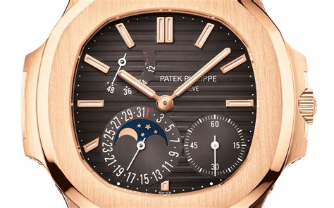 patek philippe nautilus moon phase rose gold 5712r-001|Patek Philippe 5712r 001.